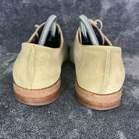 Vintage Allen Edmonds Orlean Tan Suede Leather Dress Shoes Vibram Sole Sz 9 - Picture 5 of 9